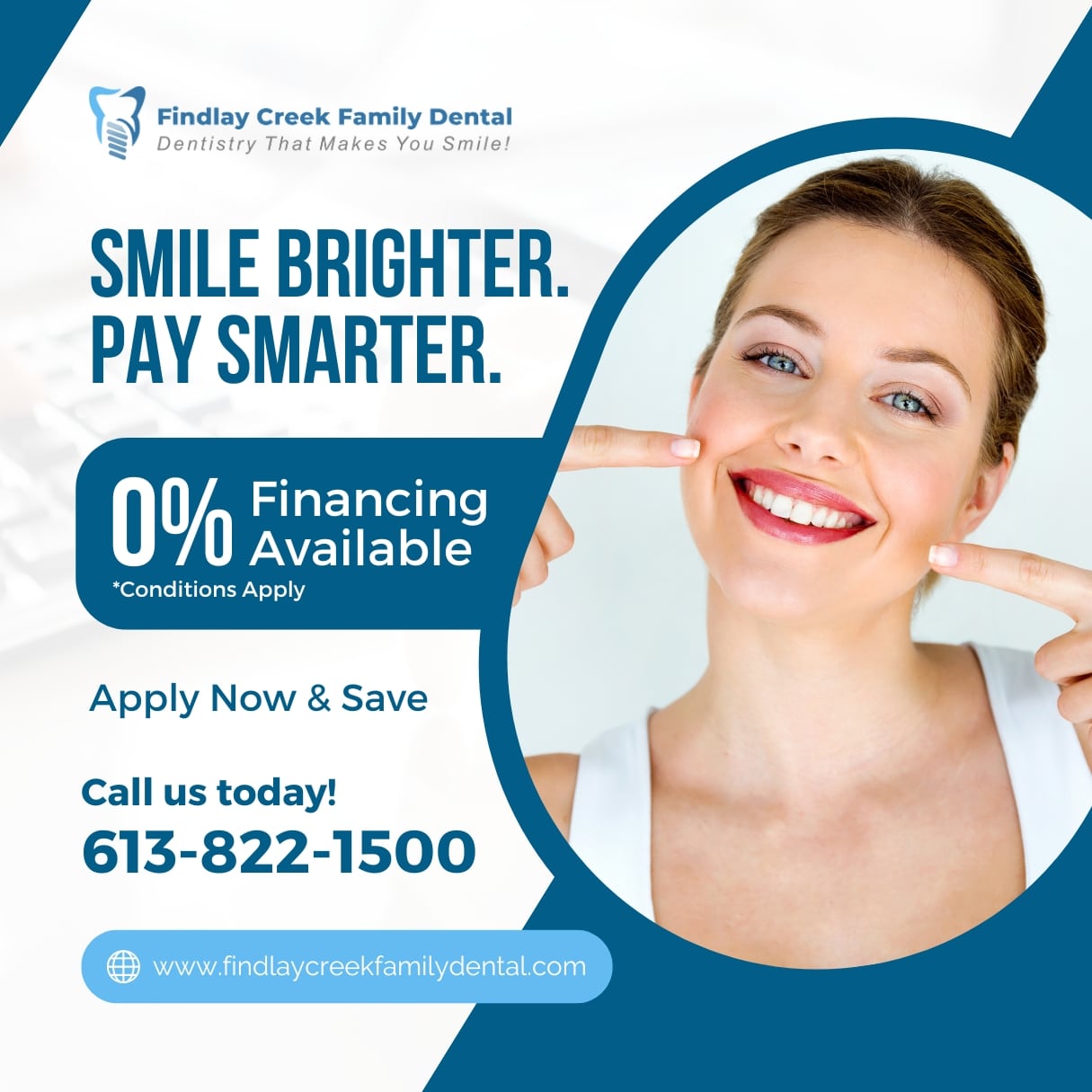 0% Financing Available – Findlay Creek Family Dental